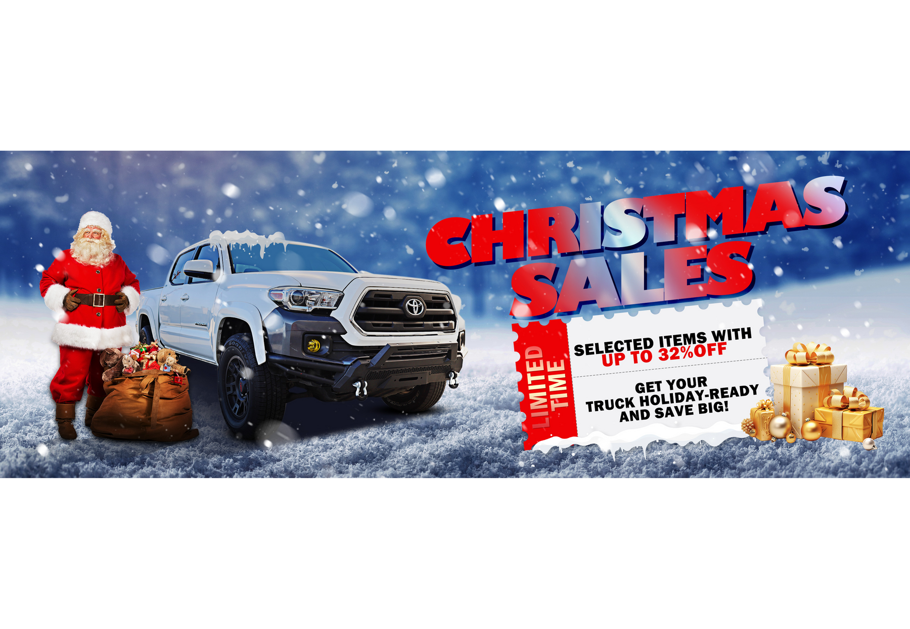 🥂Deck the Roads with Wolfstorm: Transform Your Truck This Christmas!🎄