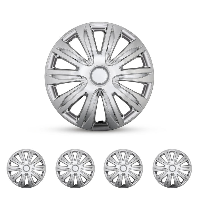 WOLFSTORM 4-Pack 17 Inch Wheel Rim Cover Hubcaps