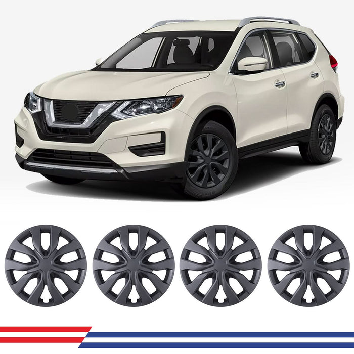 WOLFSTORM 4-Pack 16 Inch Wheel Rim Cover Hubcaps for 2014-2020 NISSAN ROGUE