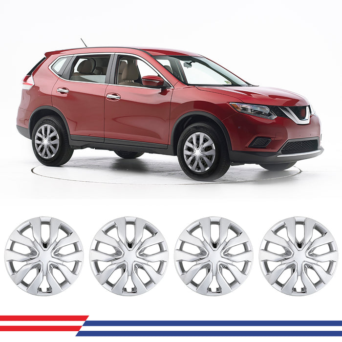 WOLFSTORM 4-Pack 16 Inch Wheel Rim Cover Hubcaps for 2014-2020 NISSAN ROGUE