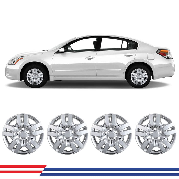 WOLFSTORM 4-Pack 16 Inch Wheel Rim Cover Hubcaps for 2007-2012 Nissan Altima & 2008-2009 Nissan Altima Coupe