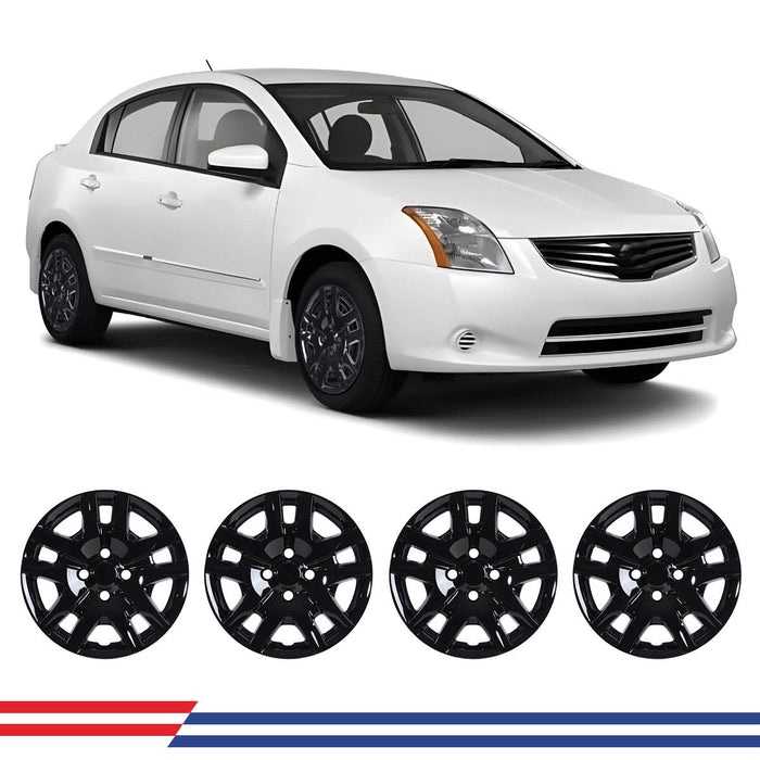 WOLFSTORM 4-Pack 16 Inch Wheel Rim Cover Hubcaps for 2007-2012 NISSAN SENTRA