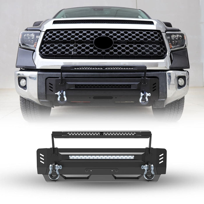 WOLFSTORM Heavy-Duty Steel Front Bumper for 2014-2021 Toyota Tundra