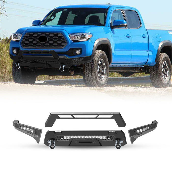 Parachoques delantero WOLFSTORM compatible con Toyota Tacoma 2016-2023.