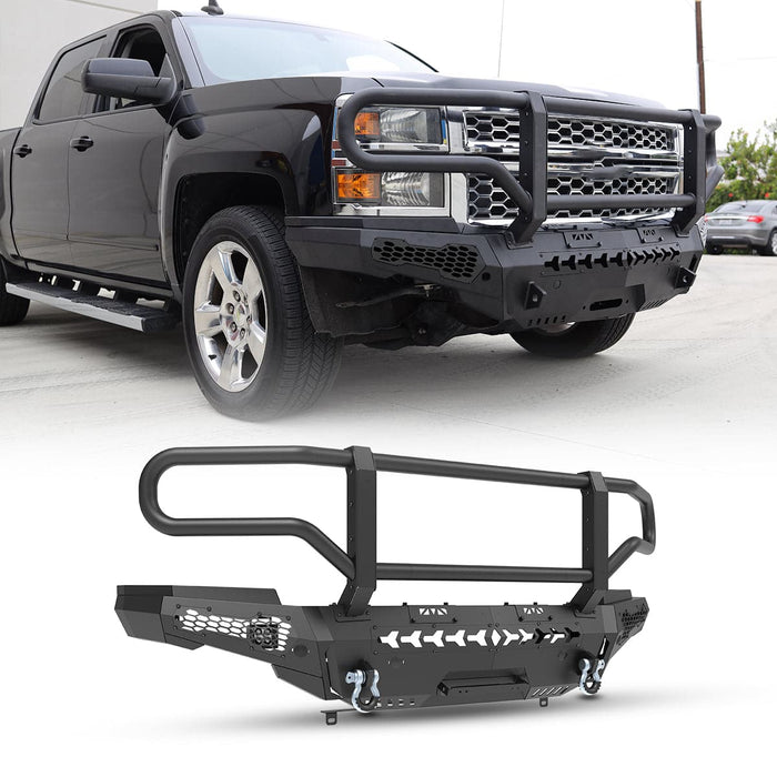 WOLFSTORM Front Bumper for 2014-2015 Chevy Silverado 1500