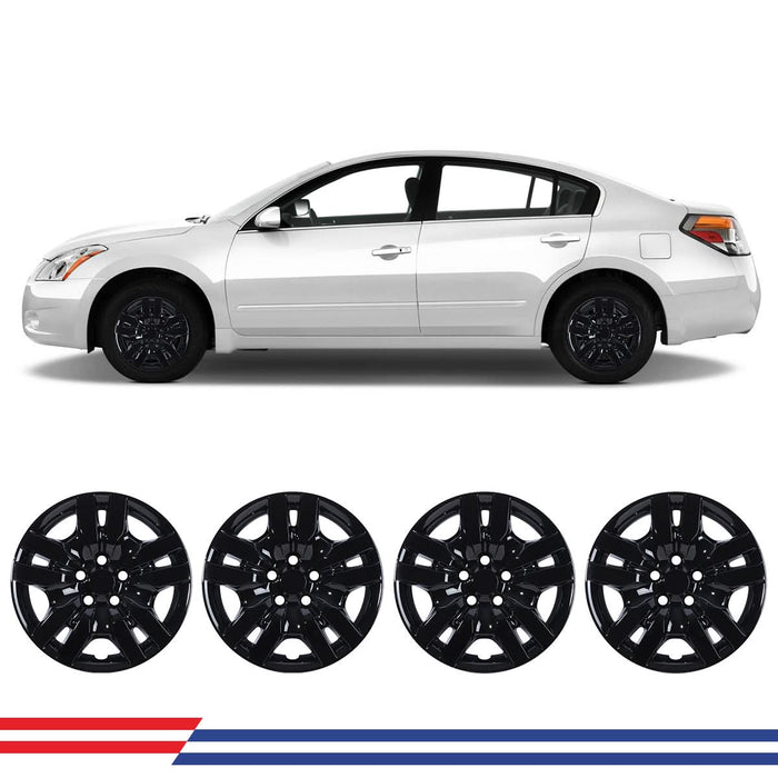 WOLFSTORM 4-Pack 16 Inch Wheel Rim Cover Hubcaps for 2007-2012 Nissan Altima & 2008-2009 Nissan Altima Coupe