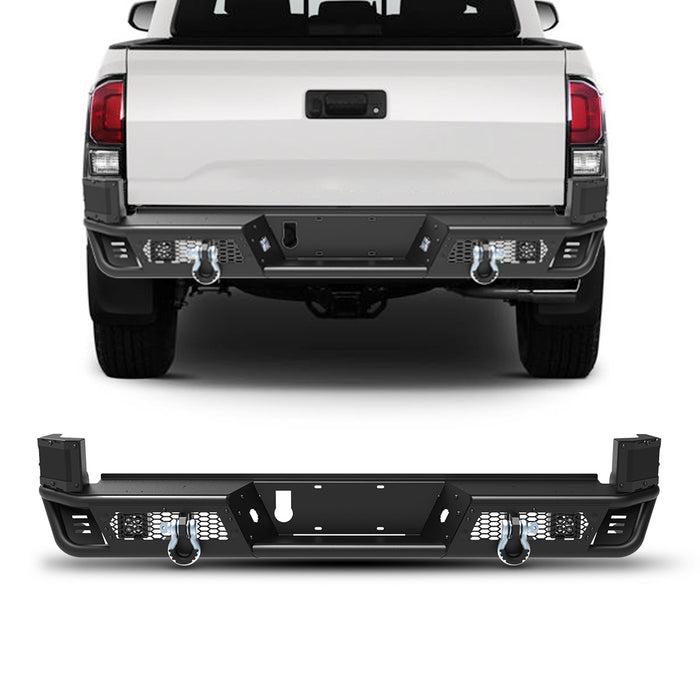 WOLFSTORM Rear Bumper for 2016-2023 Toyota Tacoma