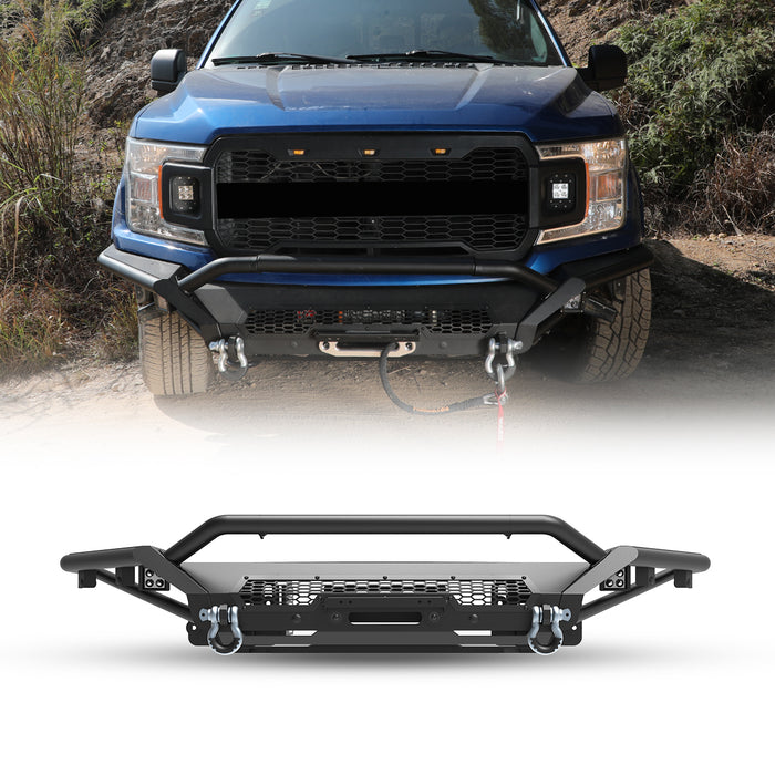 WOLFSTORM Front Bumper For Ford 2018 2019 2020 F-150 Pickup Trucks (Excluding Raptor)