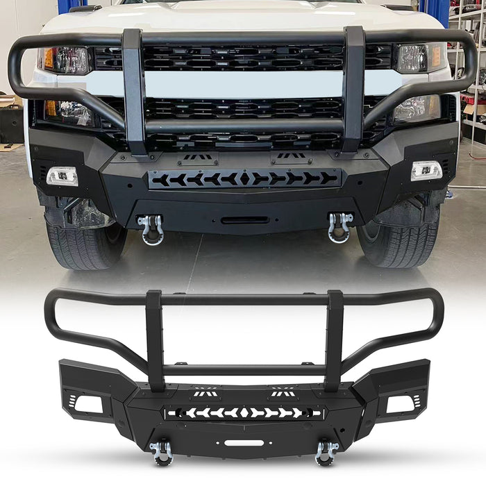 WOLFSTORM Front Bumper for 2019-2021 Chevy Silverado 1500 Pickup Truck