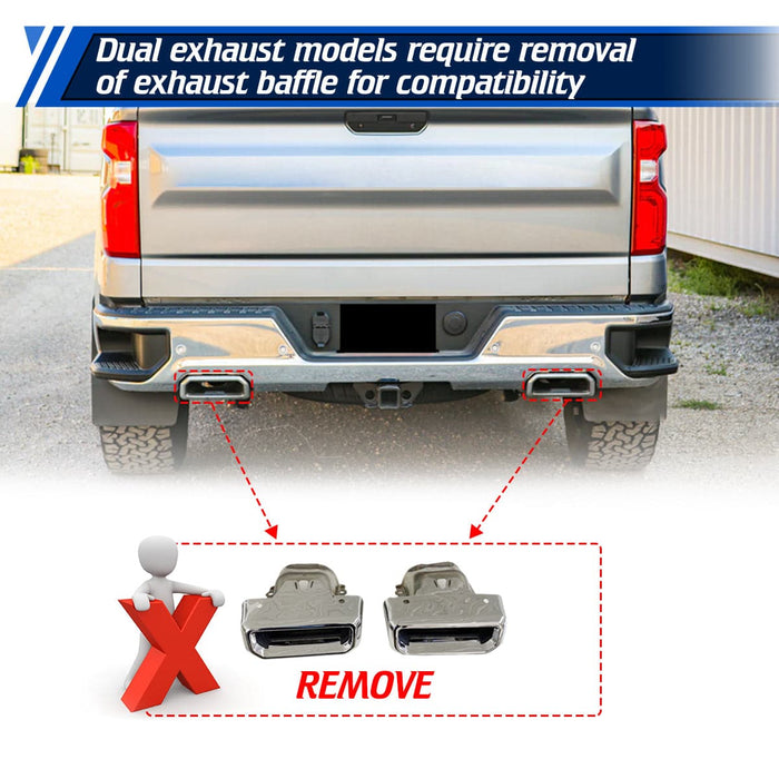 WOLFSTORM Rear Bumper with Parking Aid Sensor Hole for 2014-2021 Toyota Tundra