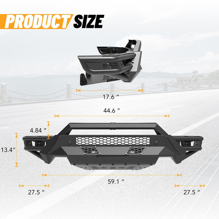 WOLFSTORM Modular Front Bumper for 2019-2024 Ram 1500 Model