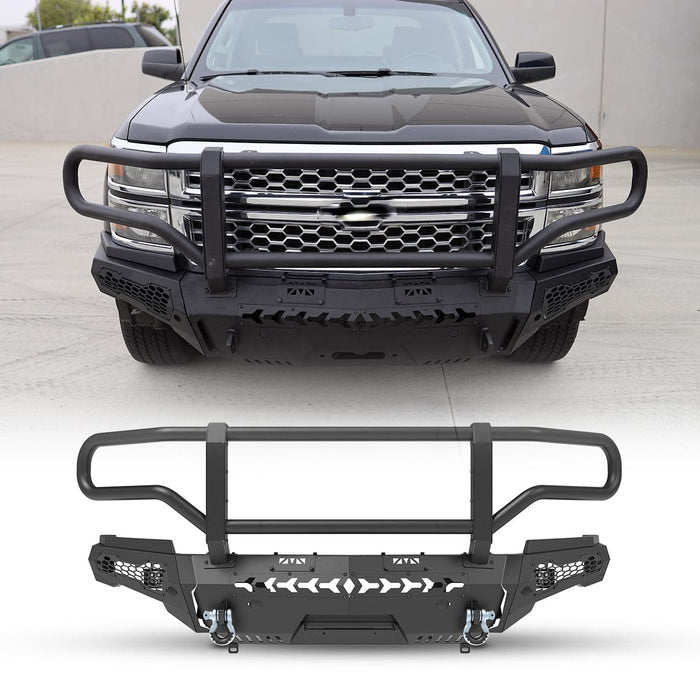 WOLFSTORM Front Bumper for 2014-2015 Chevy Silverado 1500