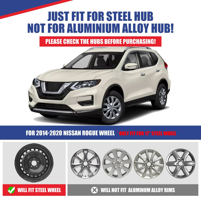 WOLFSTORM 4-Pack 16 Inch Wheel Rim Cover Hubcaps for 2014-2020 NISSAN ROGUE