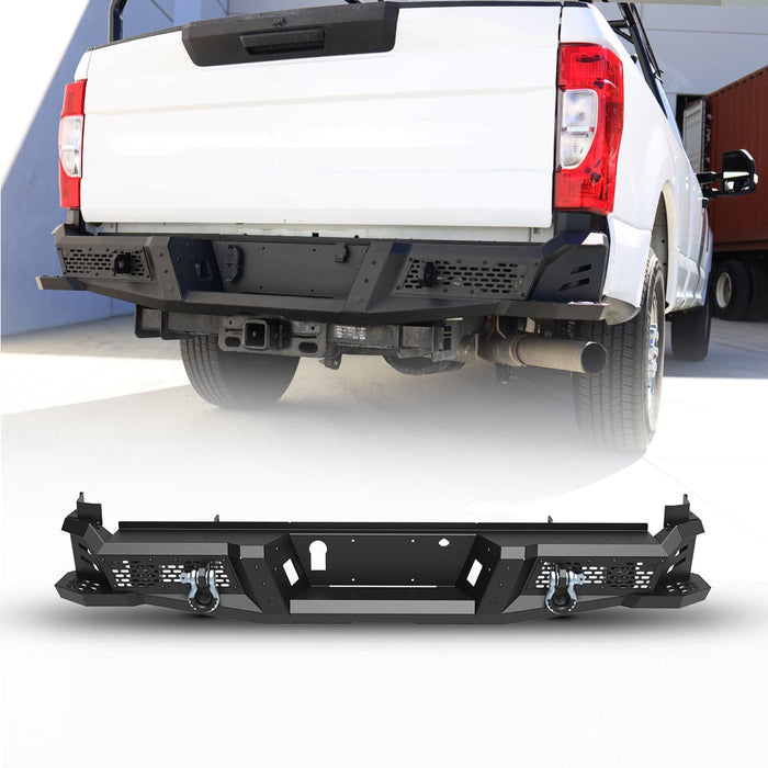 WOLFSTORM Rear Bumper for 2017 2018 2019 2020 2021 2022 Ford F-250 F-350 F-450 Super Duty - WOLFSTORM