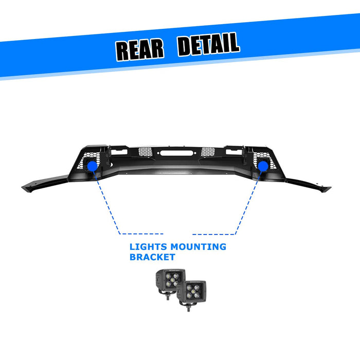 WOLFSTORM Front Bumper for 2022-2023 Chevrolet Silverado 1500(Excluded ZR2)