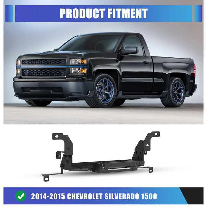 WOLFSTORM Front Hidden Winch Plate for 2014-2015 Chevy Silverado 1500