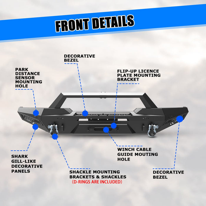 WOLFSTORM Front Bumper for Toyota Tundra 2022-2024 - WOLFSTORM