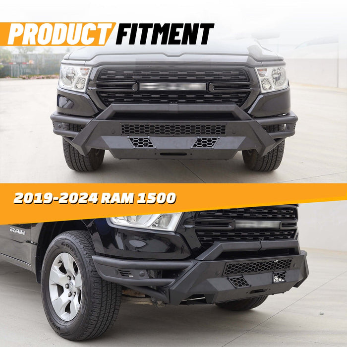 WOLFSTORM Modular Front Bumper for 2019-2024 Ram 1500 Model