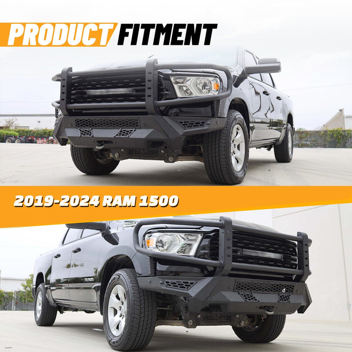 WOLFSTORM Modular Front Bumper for 2019-2024 Ram 1500 Model