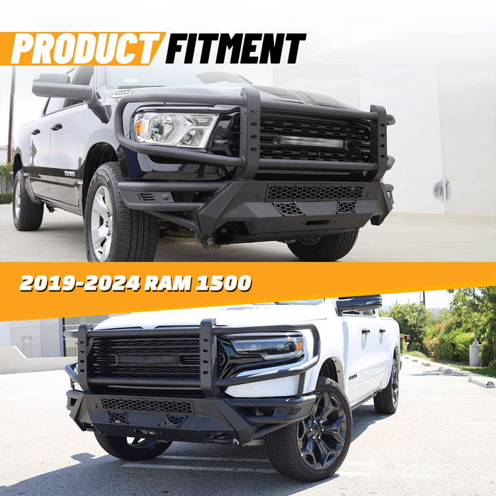 WOLFSTORM Modular Front Bumper for 2019-2024 Ram 1500 Model