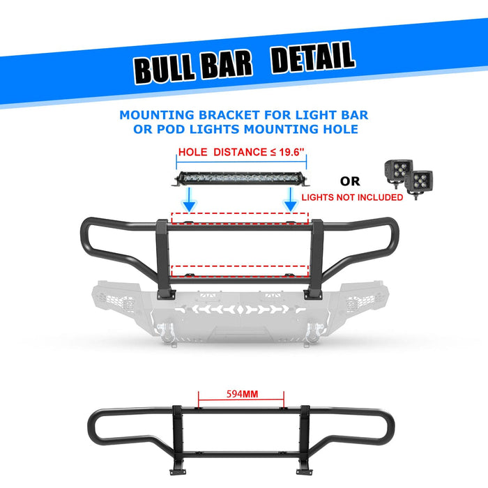 WOLFSTORM Front Bumper for 2014-2015 Chevy Silverado 1500