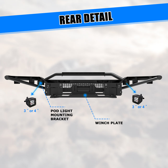 Parachoques delantero WOLFSTORM para camionetas Ford 2018 2019 2020 F-150 (excluyendo Raptor)