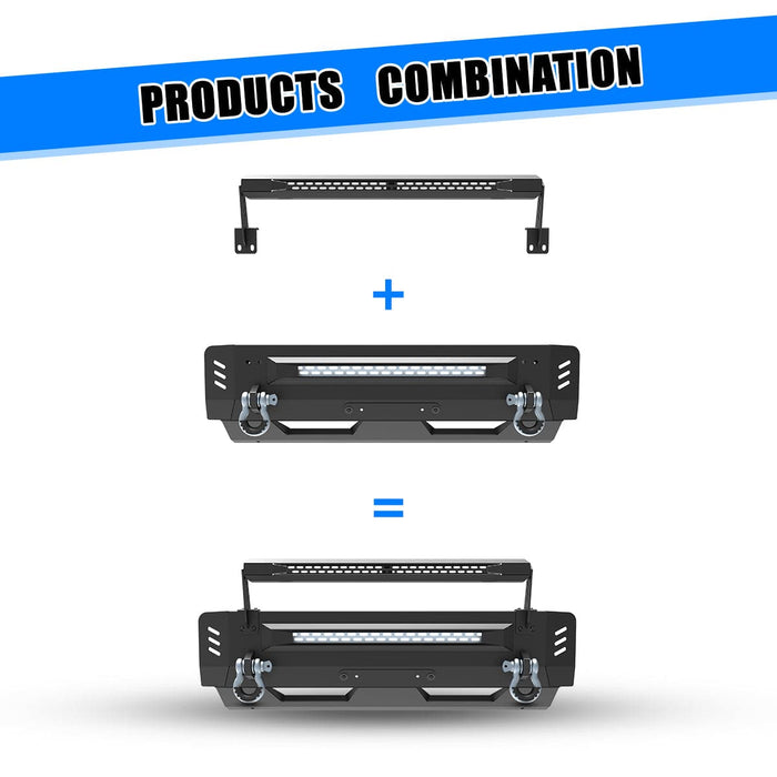 WOLFSTORM Heavy-Duty Steel Front Bumper for 2014-2021 Toyota Tundra