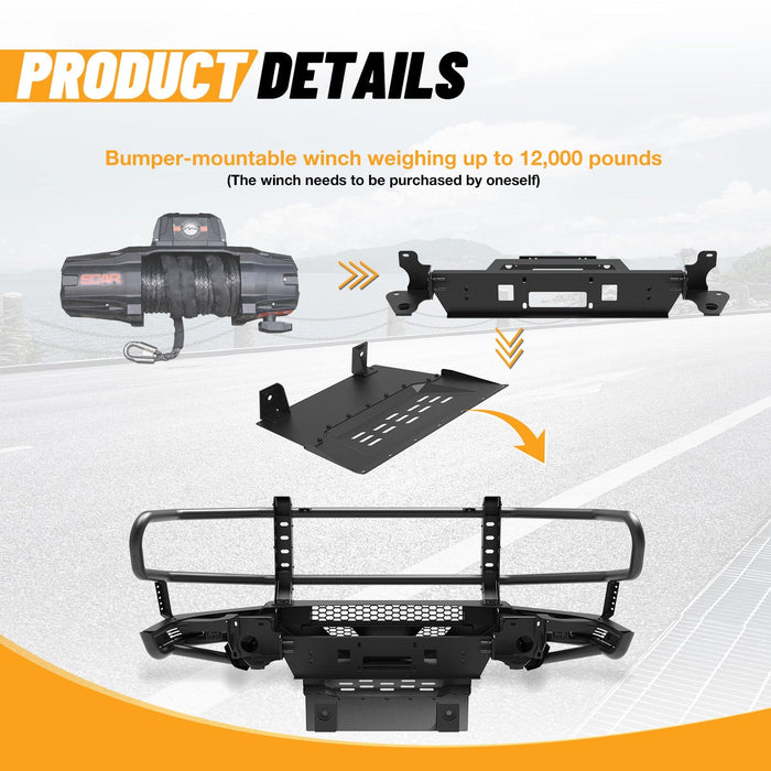 WOLFSTORM Modular Front Bumper for 2019-2024 Ram 1500 Model