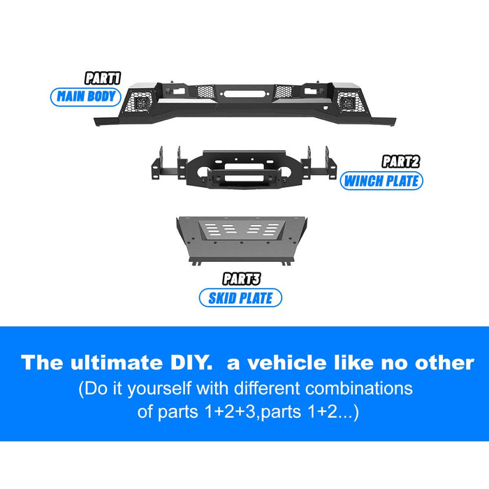 WOLFSTORM Front Bumper for 2022-2023 Chevrolet Silverado 1500(Excluded ZR2)