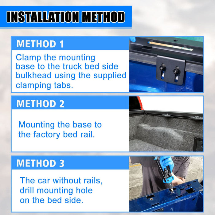 WOLFSTORM Roll Bar Universal Fit for Mid-size Pickup Trucks,Modular,Adjustable Overland Bed Rack,Roll bar