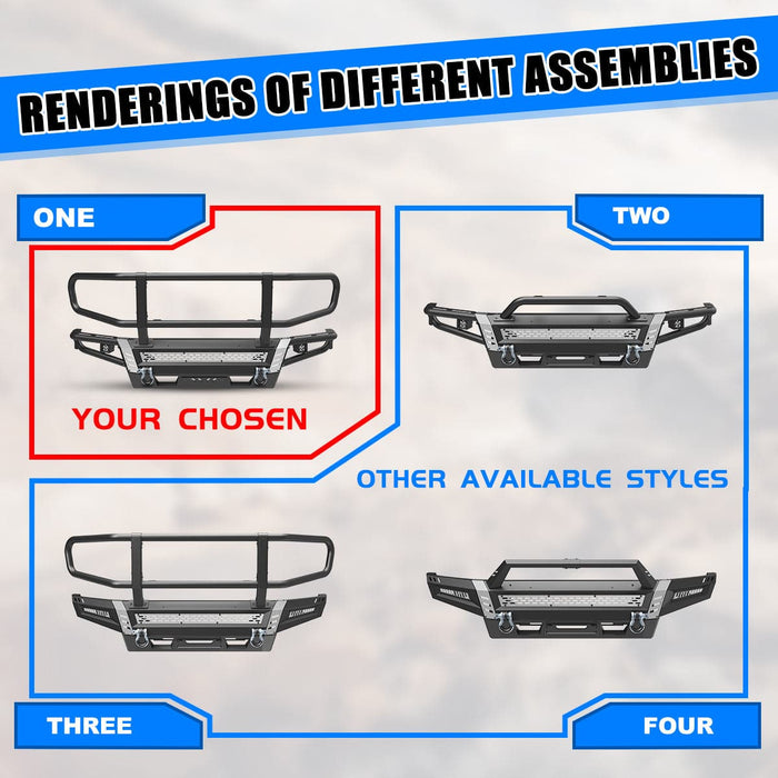 WOLFSTORM Front Bumper for 2014-2021 Toyota Tundra