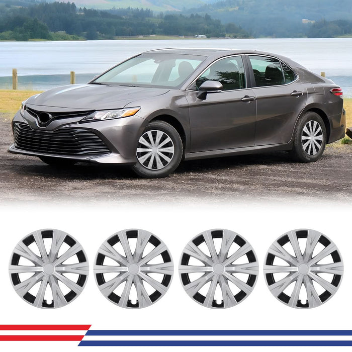 WOLFSTORM 4-Pack/1-Pack 16 Inch Wheel Rim Cover Hubcaps for 2018-2024 Toyota Camry