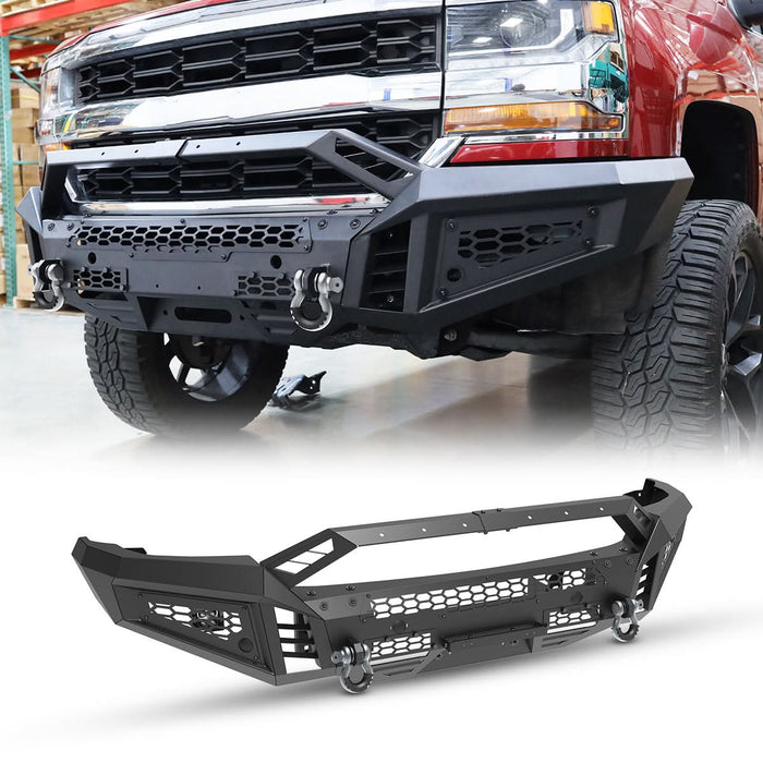 WOLFSTORM Front Bumper for 2016-2018 Chevy Silverado 1500