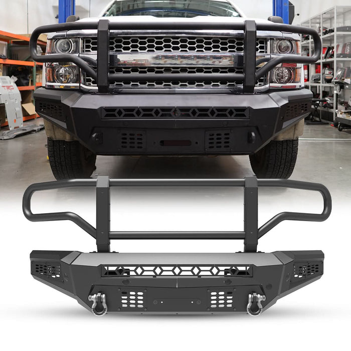 WOLFSTORM Front Bumper for 2015-2019 Chevy Silverado 2500/3500/2500 HD/3500 HD