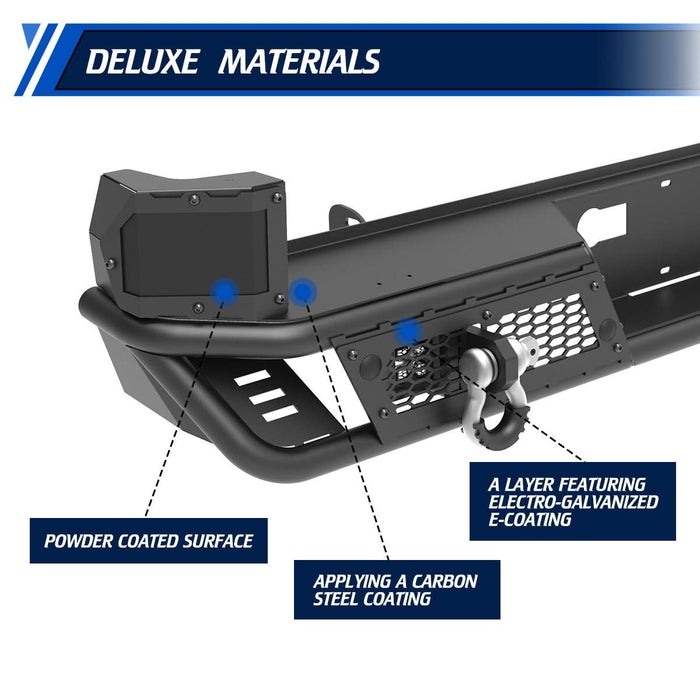 WOLFSTORM Rear Bumper for 2016-2023 TOYOTA TACOMA