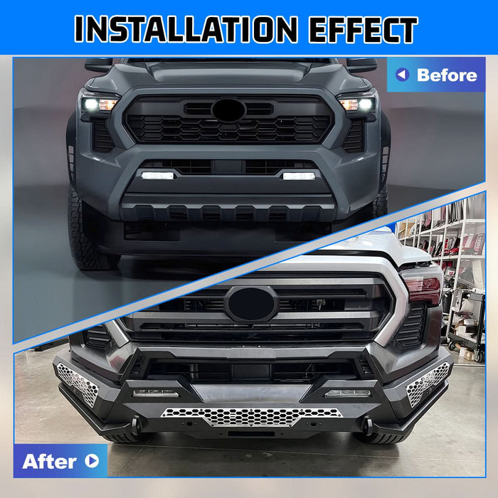 WOLFSTORM Front Bumper for 2024 2025 Toyota Tacoma