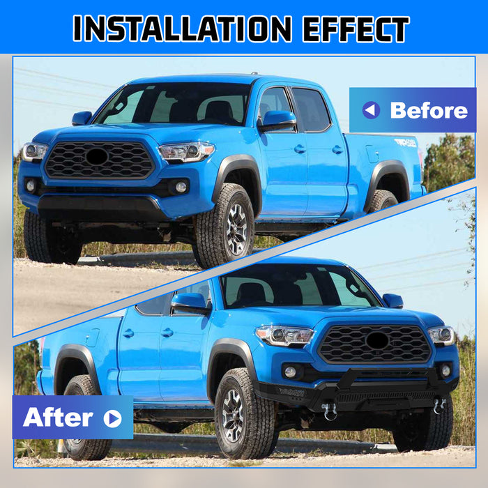 WOLFSTORM Front Bumper Compatible with 2016-2023 Toyota Tacoma