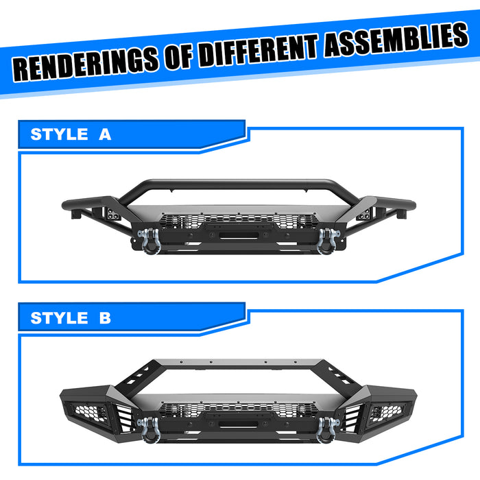 Parachoques delantero WOLFSTORM para camionetas Ford 2018 2019 2020 F-150 (excluyendo Raptor)