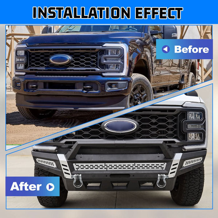 WOLFSTORM Front Bumper for 2017-2022 Ford F-250 F-350