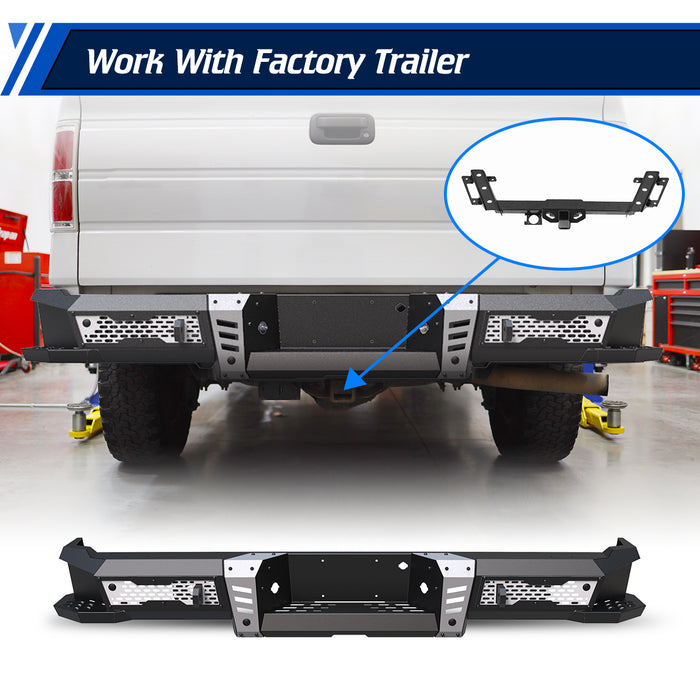 WOLFSTORM Rear Bumper for 2006-2014 Ford F-150