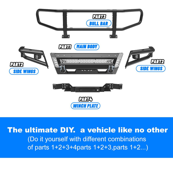 WOLFSTORM Front Bumper for 2014-2021 Toyota Tundra