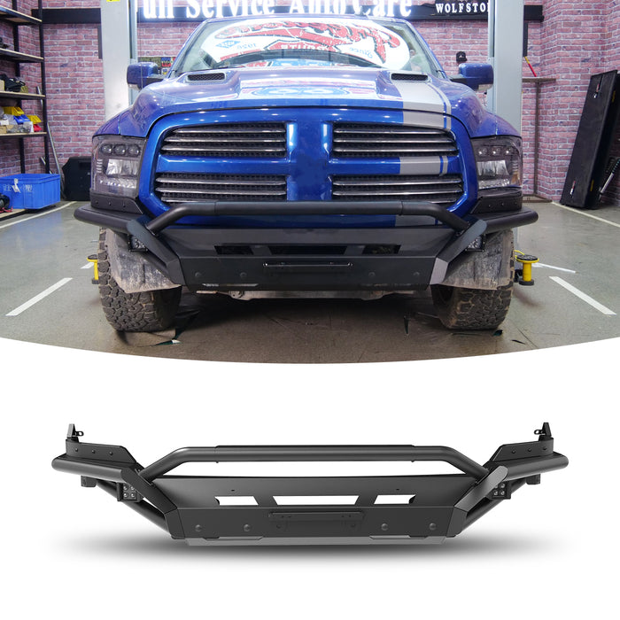 WOLFSTORM Front Bumper for 2013-2024 Dodge RAM 1500 Off Road Pickup Truck