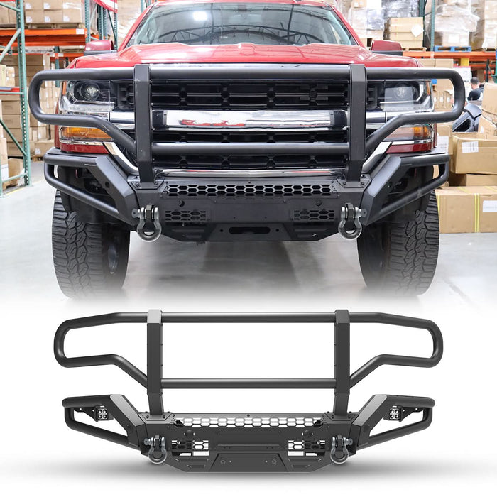 WOLFSTORM Front Bumper for 2016-2018 Chevy Silverado 1500