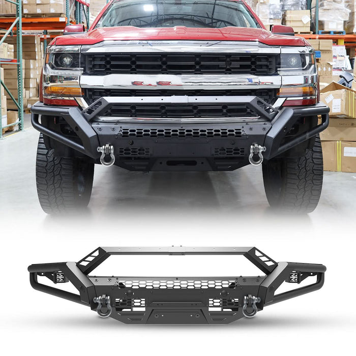 WOLFSTORM Front Bumper for 2016-2018 Chevy Silverado 1500