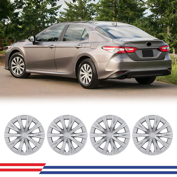 WOLFSTORM 4-Pack/1-Pack 16 Inch Wheel Rim Cover Hubcaps for 2018-2024 Toyota Camry