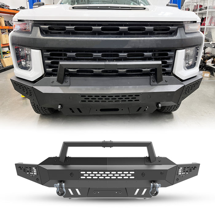 WOLFSTORM Front Bumper for 2020-2024 Chevy Silverado 2500/3500/2500 HD/3500 HD