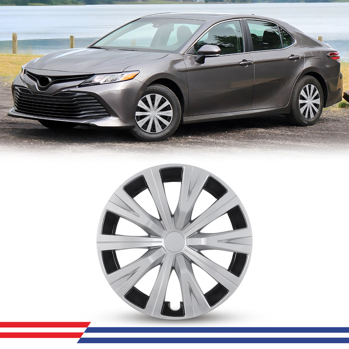 WOLFSTORM 4-Pack/1-Pack 16 Inch Wheel Rim Cover Hubcaps for 2018-2024 Toyota Camry