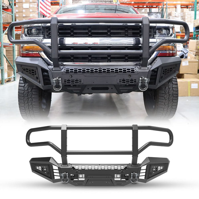 WOLFSTORM Front Bumper for 2016-2018 Chevy Silverado 1500