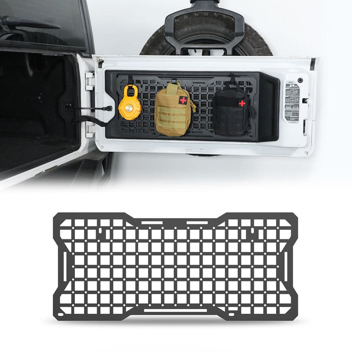 WOLFSTORM Tailgate Molle Panel for The 2018-2024 Jeep Wrangler JL