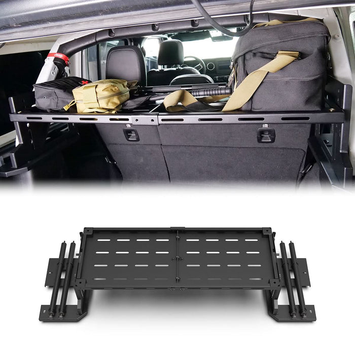 WOLFSTORM Cargo Rack Basket for 2018-2024 Jeep Wrangler JL 4-Door